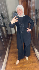 Black Soiree Blouse