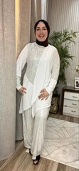 White Soiree Blouse